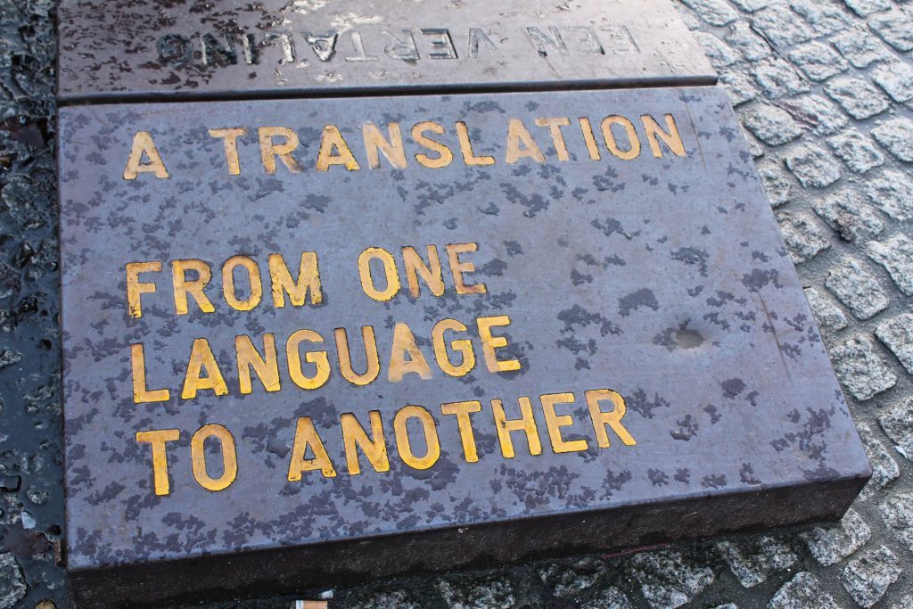 Translation text