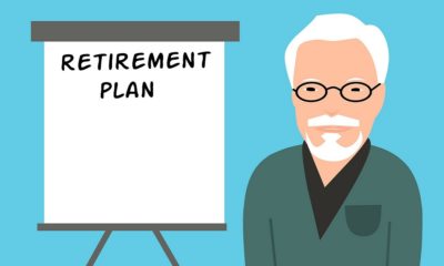 Retirement - Man with White Board